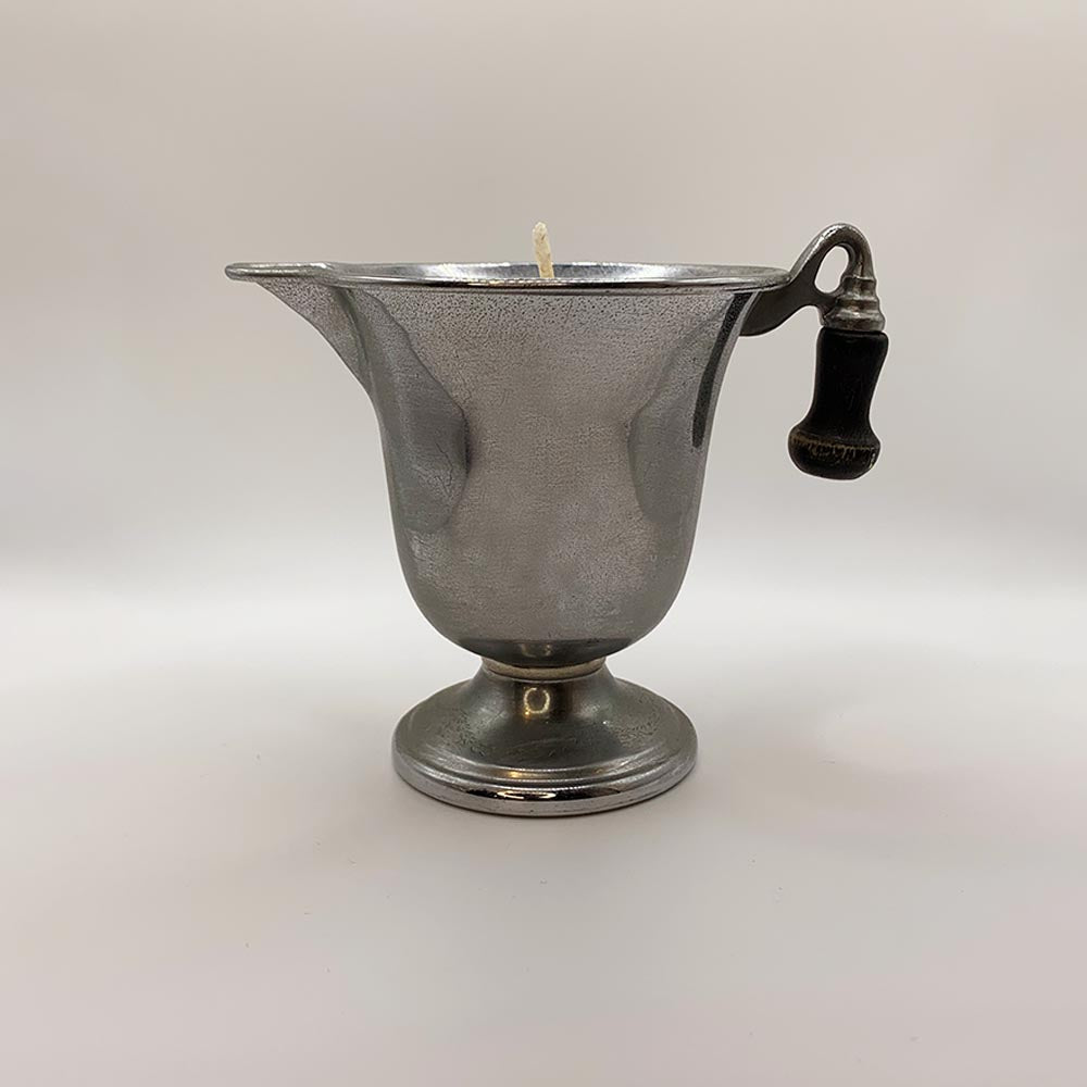 Silver Vintage Farberware Creamer Vessel - Spiced Apple Chai Candle