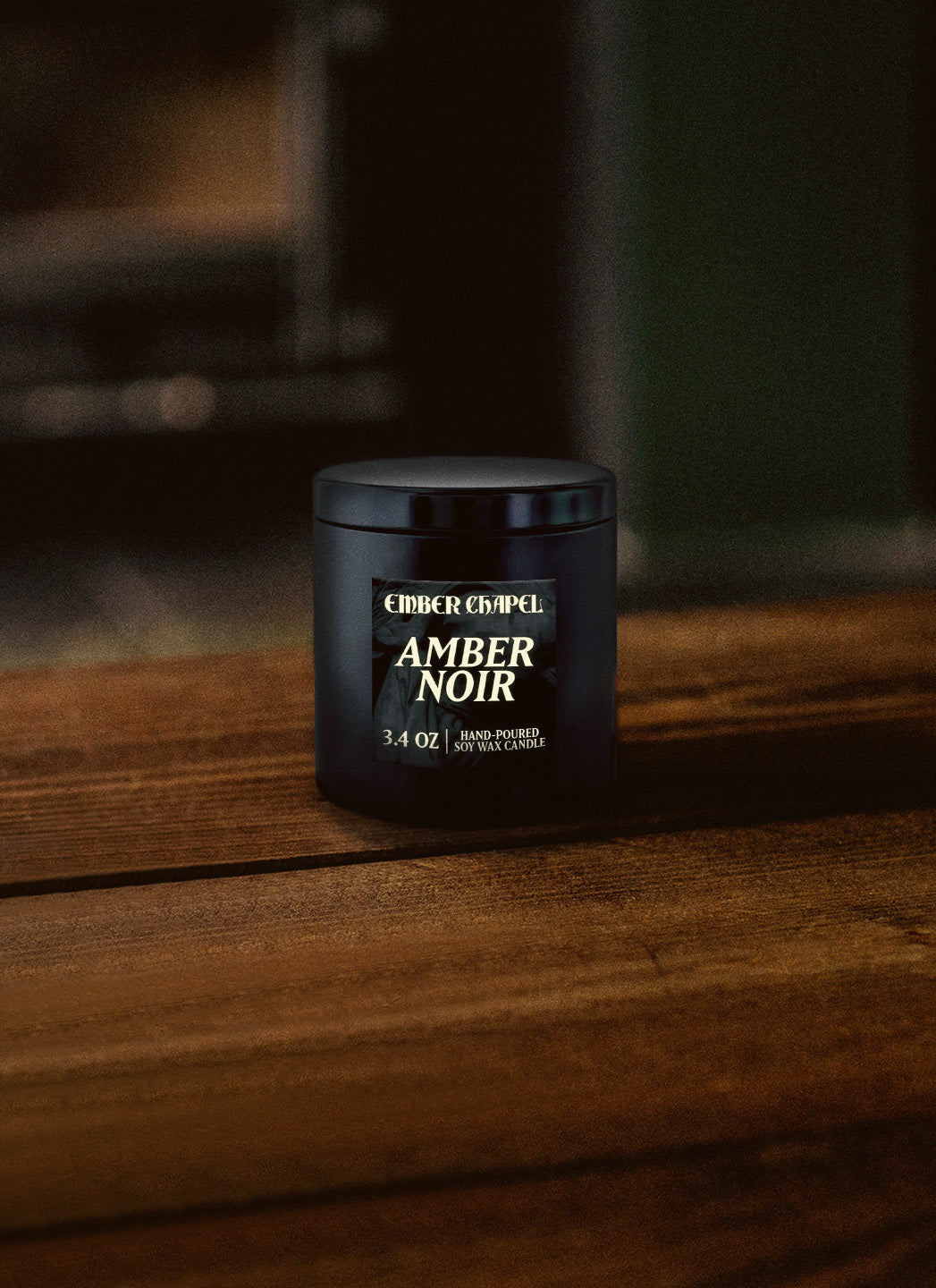Amber Noir - Mini Obsidian Tin (3.4oz)
