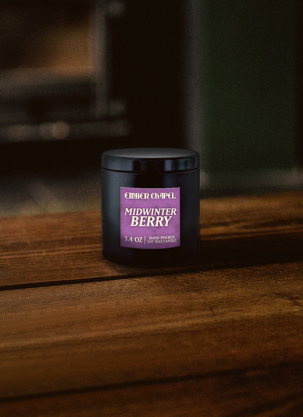 Midwinter Berry - Mini Obsidian Tin (3.4oz)