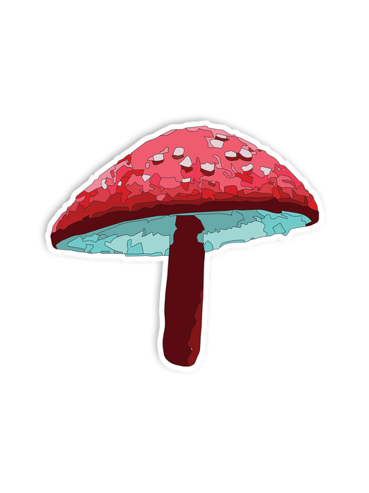 Red Mushroom Sticker