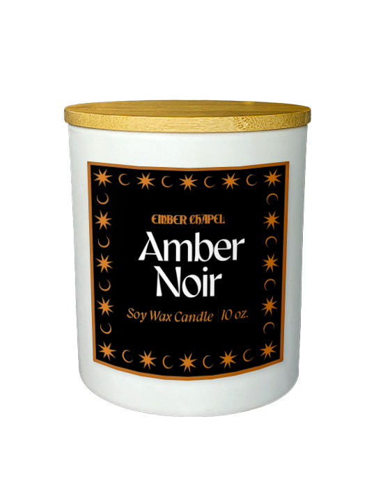 Amber Noir Soy Wax Candle | 10oz