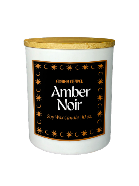 Amber Noir Soy Wax Candle | 10oz