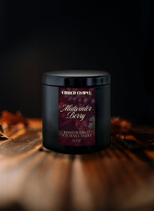 Midwinter Berry - Obsidian Tin (12oz)