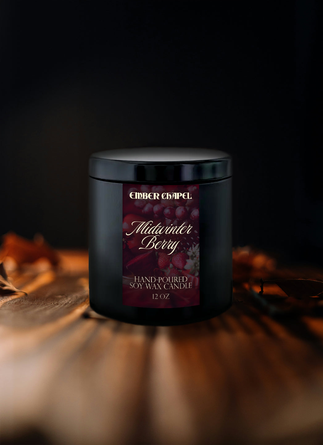 Midwinter Berry - Obsidian Tin (12oz)