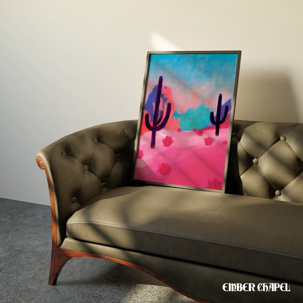 Cactus Sunset Print