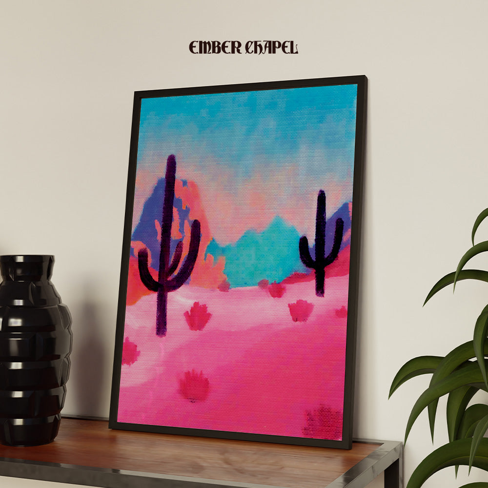 Cactus Sunset Print