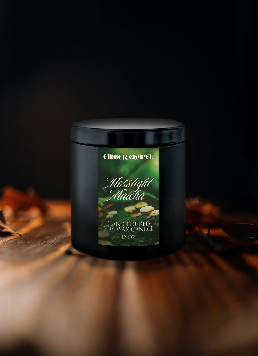 Mosslight Matcha - Obsidian Tin (12oz)