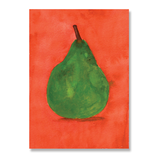 Watercolor Pear Print